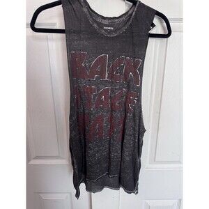 Express Women’s Back stage Pass Burn Out Muscle Shirt Medium NWT